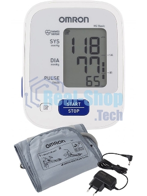 Тонометр OMRON M2 Basic (HEM-7121-ARU) с адаптером