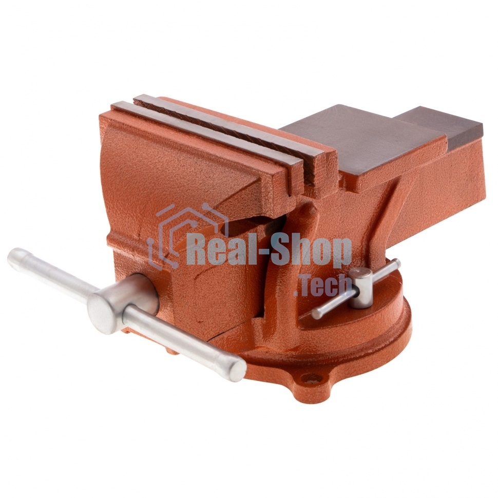 Тиски Sparta слесарные 150мм поворотные с наковальней