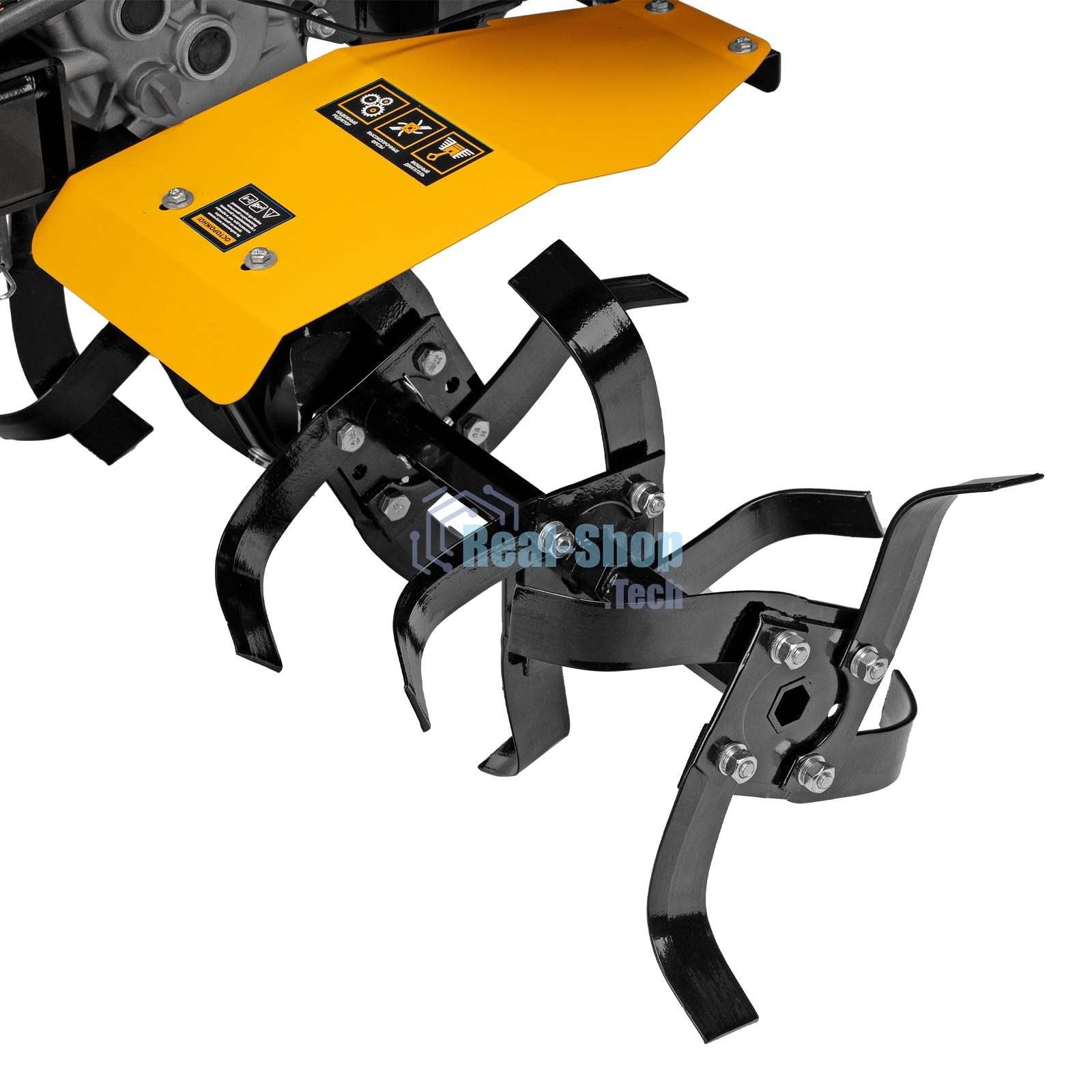 Мотоблок Denzel DPT-170S, 7 л.с., ремен.сцеп, фрез 3х4, ШОМ, передачи 2В/1Н