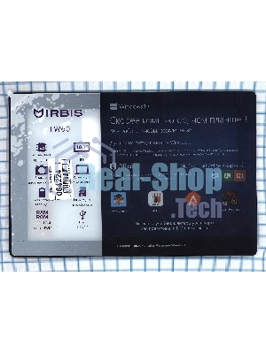 Сенсорное стекло (тачскрин) для Irbis TW60 TW90. черное с рамкой