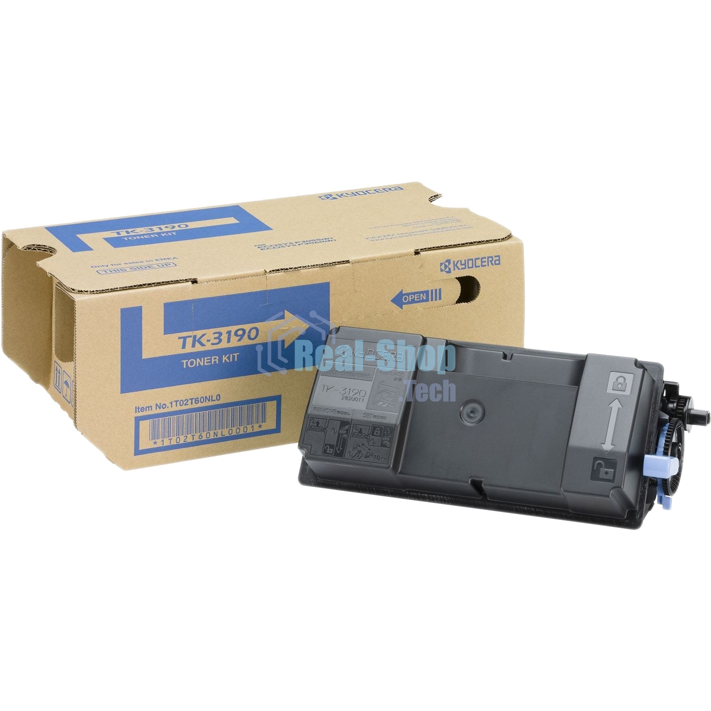 Картридж лазерный Kyocera TK-3190 (1T02T60NL0/1T02T60NL1) черный для P3055dn/P3060dn 25000 стр.