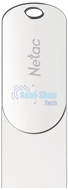 Флешка USB Netac U785 (NT03U785C-032G-30PN), 32Gb, USB 3.0/TypeC, R/W 110/45, серебристый