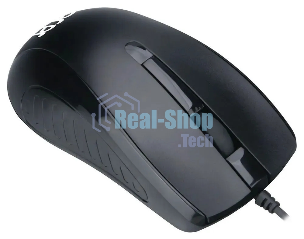 Мышь проводная Acer OMW136 черный, 1200 dpi, USB, кнопки - 3