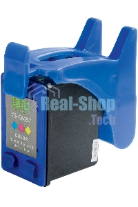 Картридж струйный Cactus CS-C6657 №57 многоцветный (18 мл) для HP 450/5145/5150/5151/5550/5552/5650/5652/565