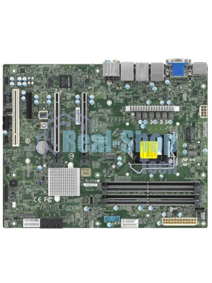 Материнская плата Supermicro MBD-X12SCA-F-B W-1200 CPU, 4 DIMM slots, Intel W480 controller for 4 SATA3 (6 Gbps) ports, RAID 0,1,5,10, 1 PCIe 3.0 x4, 2 PCIe 3.0 x16 slots, bulk