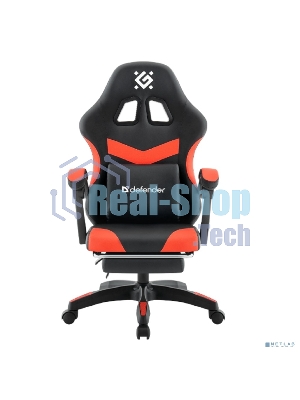 Кресло игровое Defender Runa PRO черный/крас, PU, класс2