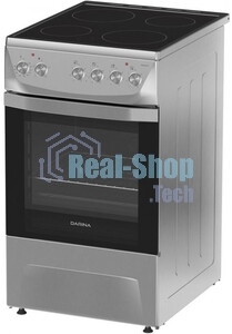 Плита электрическая Darina 1D5 EC 241 614 W белый/черный, конфорок 4 шт, духовка 50 л, 50 см x 85 см x 60 см