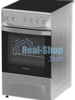 Плита электрическая Darina 1D5 EC 241 614 W белый/черный, конфорок 4 шт, духовка 50 л, 50 см x 85 см x 60 см