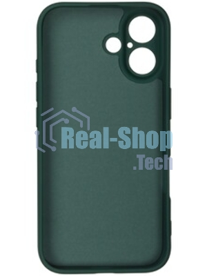 Чехол (клип-кейс) BoraSCO для Apple iPhone 16 Plus Microfiber Case черный (73687)