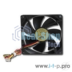 Вентилятор для корпуса Gembird FANCASE2 черный, 90 мм, 2500 об/мин, 26 дБ, 3 pin
