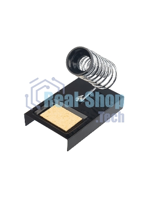 Подставка для паяльника Rexant, ниша квадратная, губка, металл