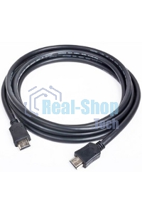 Кабель Cablexpert HDMI CC-HDMI4-15, 19M/19M, v2.0, медь, позол.разъемы, экран, 4.5м, черный, пакет