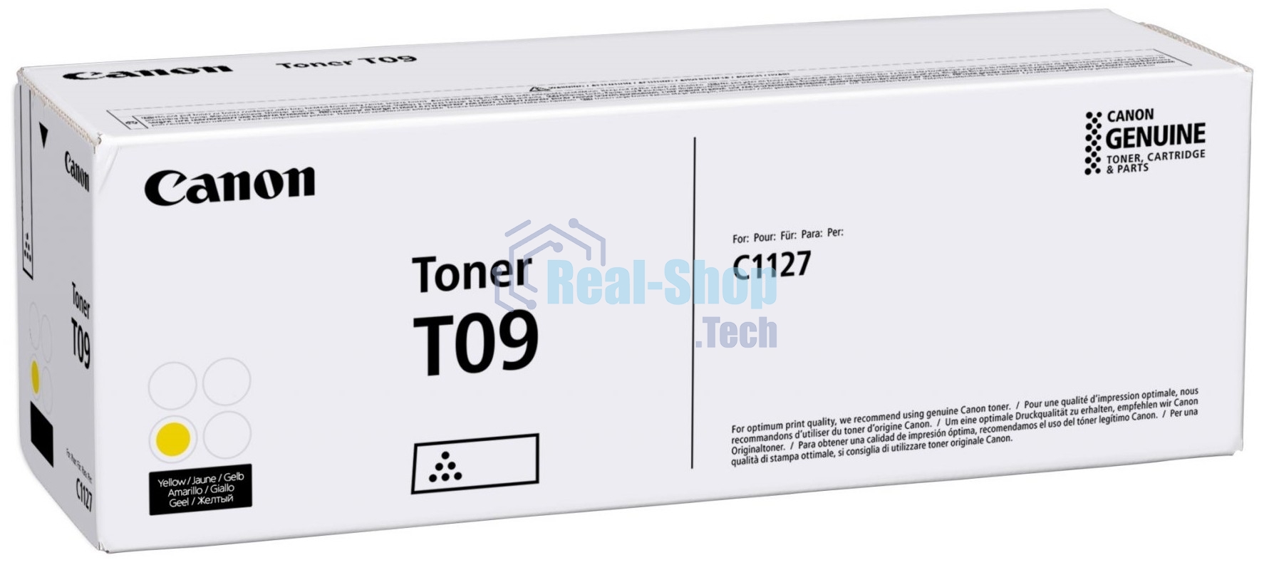 Тонер Canon T09 YL 3017C006 желтый туба для копира i-SENSYS X C1127iF, C1127i, C1127P
