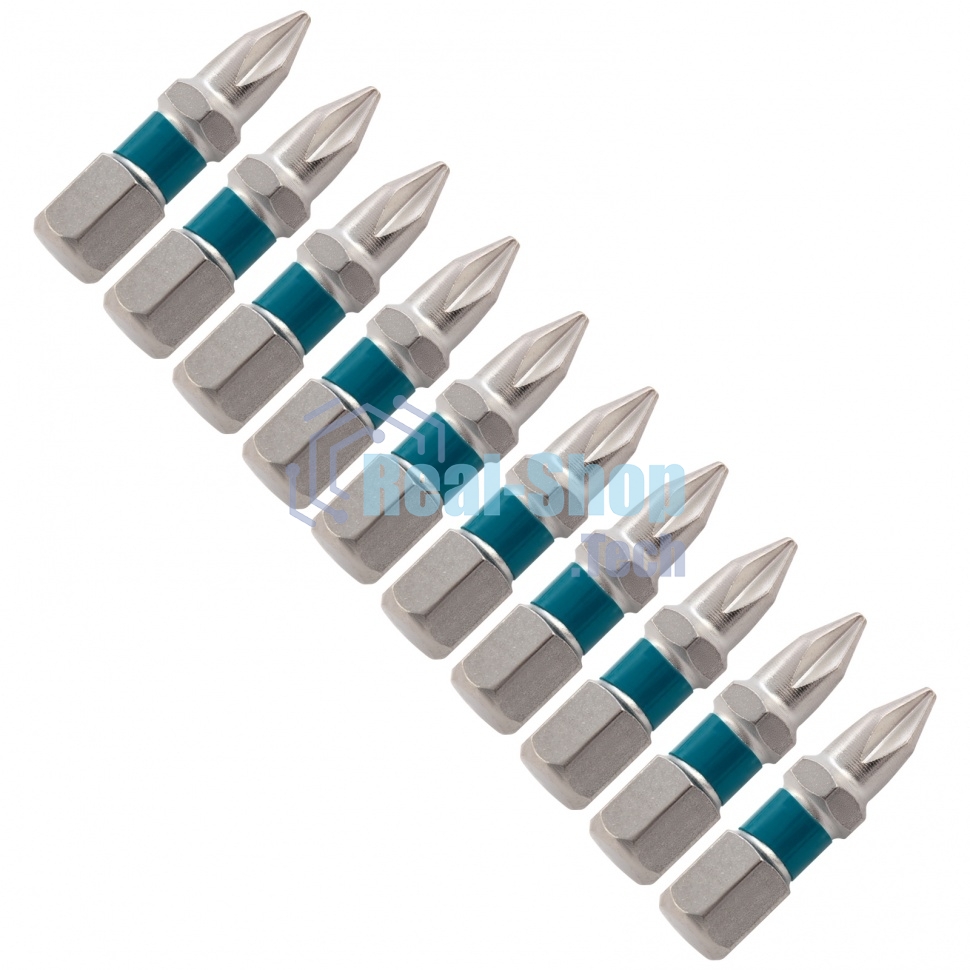 Набор бит Gross PH1х25, сталь S2, 10 шт.