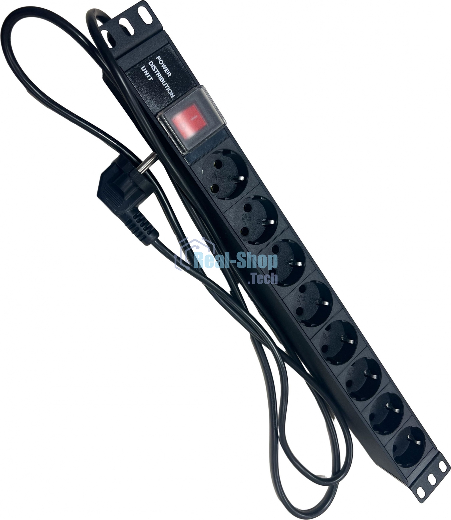 Блок распределения питания NTSS NTSS-PDU-DA2034 гор.размещ. 8x базовые 16A Schuko 2м