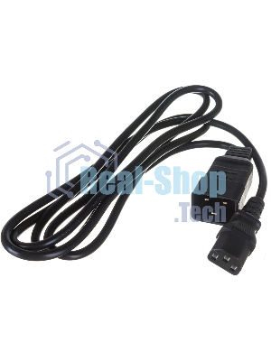Шнур питания Lanmaster С13-C20, 3х0.75, 220В, 10А, черный, 2 метра