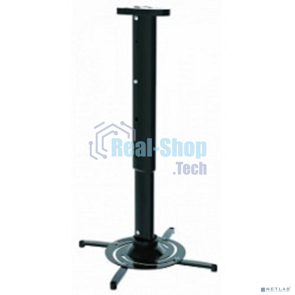 Кронштейн для проектора Cactus CS-VM-PR05L-BK черный макс.10кг настенный и потолочный поворот и наклон