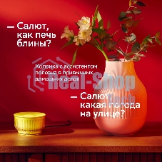 Умная колонка Sber Boom Mini 2 SBDV-00250Y Салют желтый 5W Mono BT/Wi-Fi