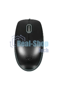 Мышь проводная Logitech M110 Silent черный, 1000 dpi, USB, кнопки - 3