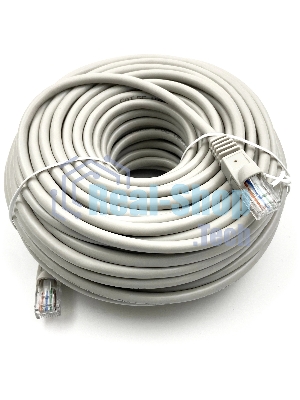 Патч-корд Buro UTP-5E-25M-G-LSZH серый UTP cat.5e RJ-45 (m)-RJ-45 (m) 25м