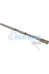 Кабель информационный Hyperline UUTP4R-C5E-S24-IN-PVC-GY-305 cat.5e UTP 4 пары 24AWG PVC внутренний 305м серый