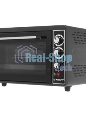 Мини-печь Kraft KF-MO3804RKBL черный Мощность 1500(Вт),Объем 38(Л)