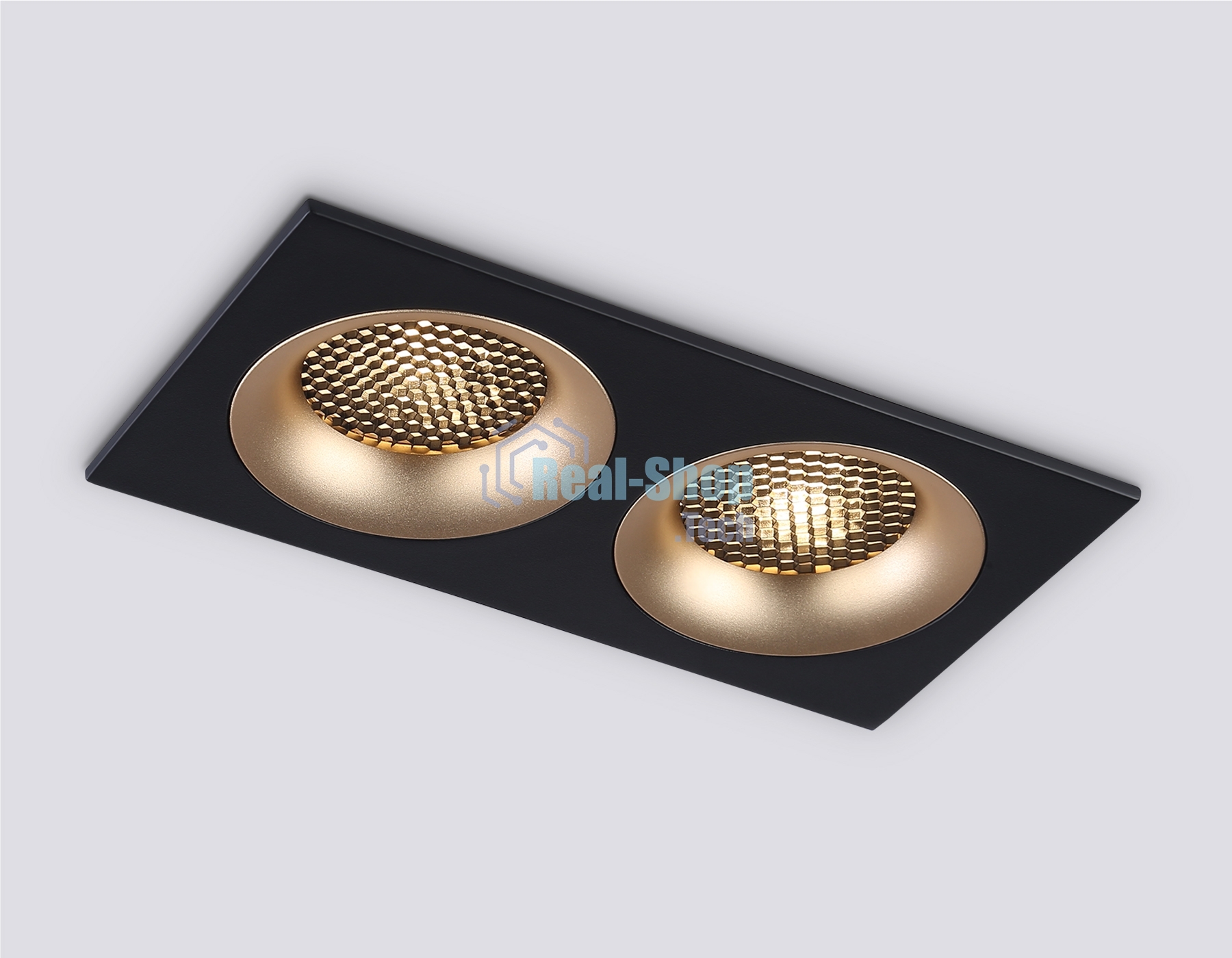 Светильник Ambrella light TN102735/2 BK/GD черный/золото GU5.3 175*92*23