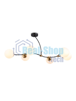 Светитльник Ambrella Light TR2555/6 BK/SB черный/бронза E27/6 max 60W 1160*600*450