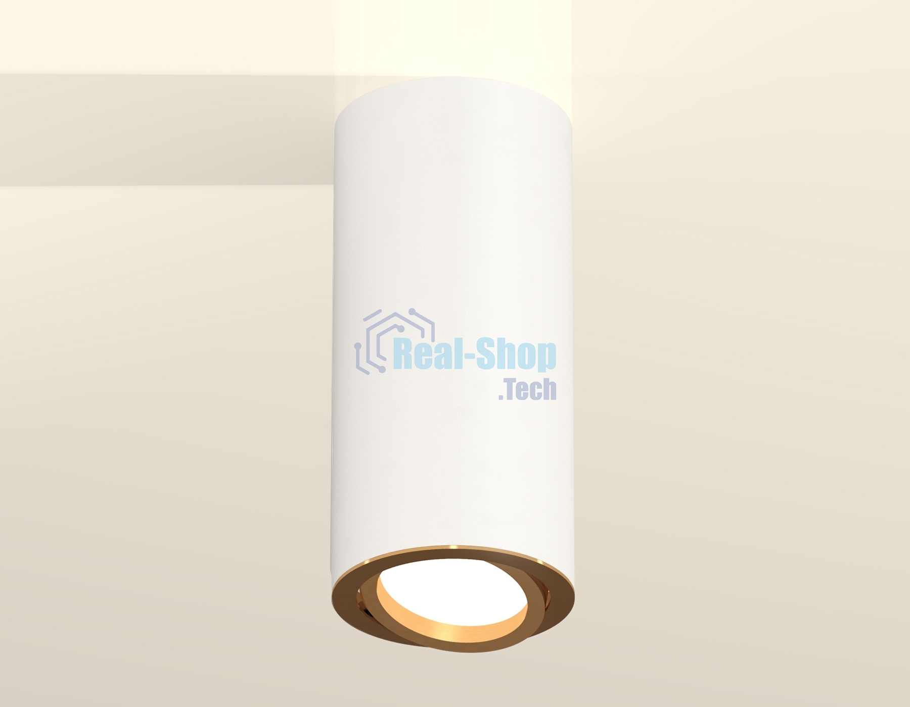 Светильник Ambrella Light XS7442004 SWH/PYG белый песок/золото желтое полированное MR16 GU5.3 (C7442, N7004)