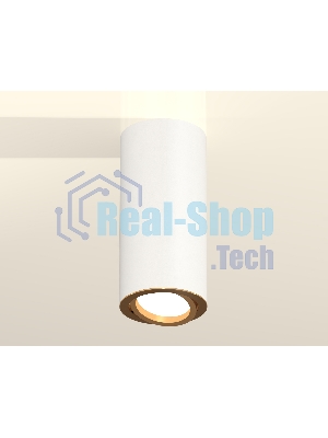 Светильник Ambrella Light XS7442004 SWH/PYG белый песок/золото желтое полированное MR16 GU5.3 (C7442, N7004)
