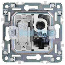 SKANDY Розетка двойная TV+RJ45 кат.5E SK-A14N никель | SK-AK20-1-K50 | IEK