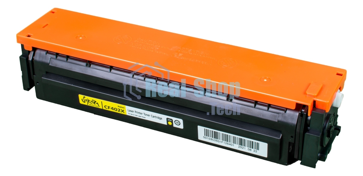 Картридж лазерный Sakura CF402X для HP Color LaserJet Pro M252n/M252dn/MFP277dw/277n, желтый, 2300 к.