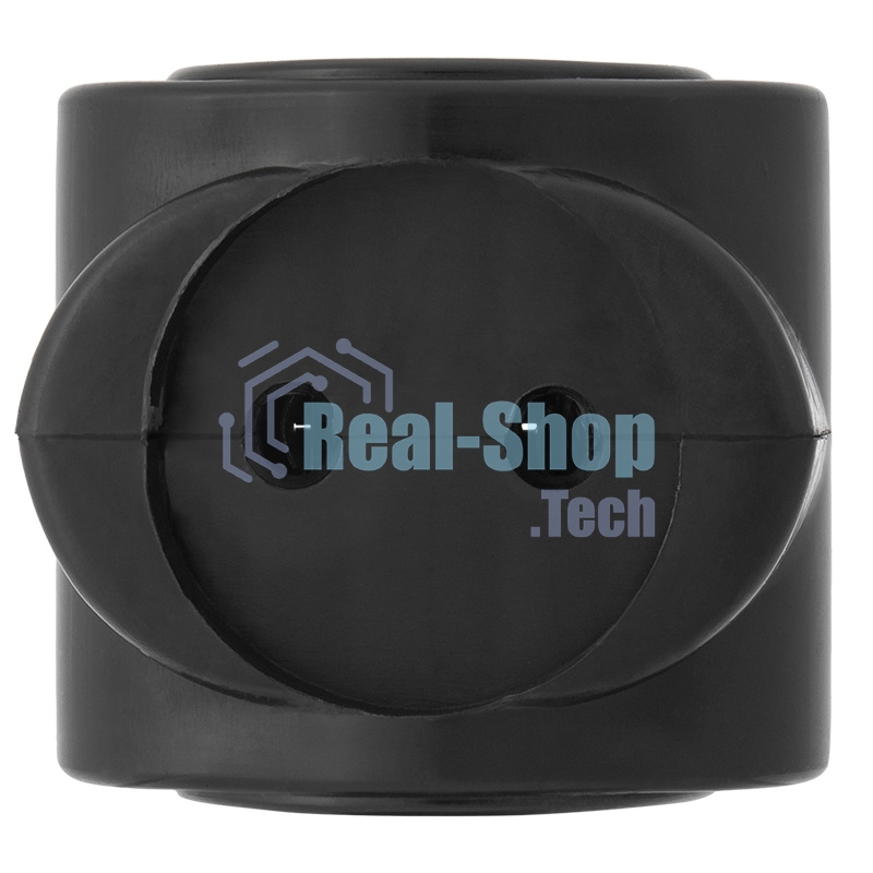 Тройник электрический Rexant биметалл 220 В 6 А черный