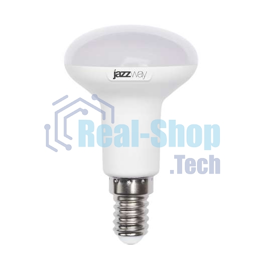 Лампа светодиодная JazzWay PLED-SP R50 7Вт 3000К теплый белый E14 540лм 230В