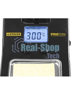 Паяльная станция STAYER 55370 profi цифровая с жк дисплеем диапазон 160-520°c шаг 10°c 48Вт