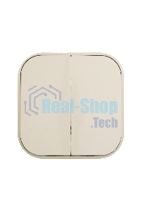 Выключатель Quteo 10A 2-клав., сл. кость Quteo Выключатель 10A 2-клав., сл. кость