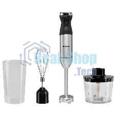 Блендер погружной Hyundai HYB-H3824 800Вт серебристый/черный