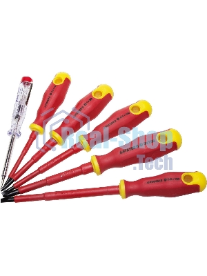 Набор STAYER PROFI ELECTRO 25145-H6_z01диэлектрические. тестер. 100-250В. Cr-V. 6шт