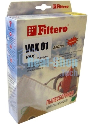 Пылесборники Filtero VAX 01 Экстра, пятислойные, 2 шт., для пылесосов VAX