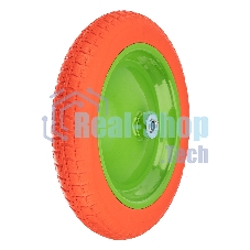 Колесо полиуретановое Сибртех 3.00-8, длина оси 90мм, подшипник 16мм