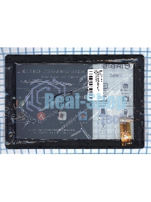 Сенсорное стекло (тачскрин) для Irbis TW60 TW90. черное с рамкой