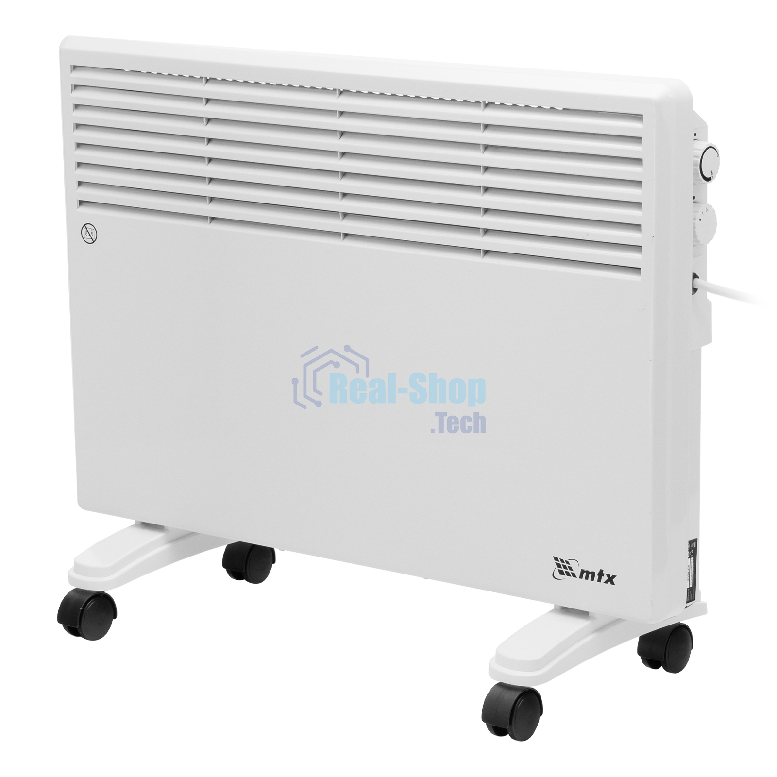 Конвектор MTX CH-1500, белый, 1500 Вт, 20 м2, термостат