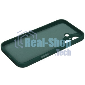 Чехол (клип-кейс) BoraSCO для Apple iPhone 16 Plus Microfiber Case черный (73687)