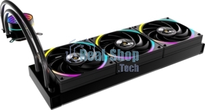 Кулер с водяным охлаждением Formula V Line ICE JET GLOW 360 WH, 360мм, 3x120мм, ARGB fans, LGA115X/1200/1700/1851, AM4/AM5