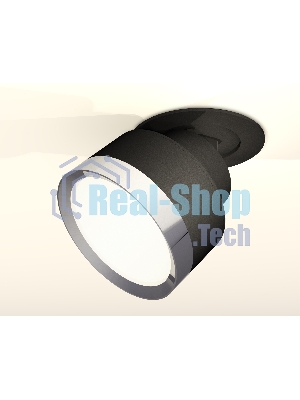 Светильник Ambrella Light XM8102501 SBK/PSL черный песок/серебро полированное GX53 (A2242, A2106, C8102, N8118)