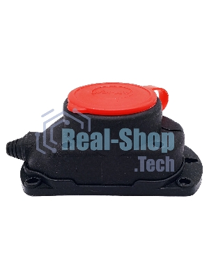 Колодка AY-KA ОУ 1-ая каучук 3P+Е(N) 25А IP44 черный (5610000)