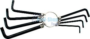 Набор ключей Sparta TORX9шт T10х550 оксидированные на кольце