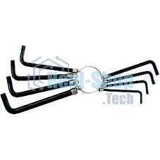 Набор ключей Sparta TORX9шт T10х550 оксидированные на кольце