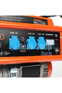 Электрогенератор бензиновый Patriot Max Power SRGE 6500, 5.5 кВт, 78 дБ, 72 кг