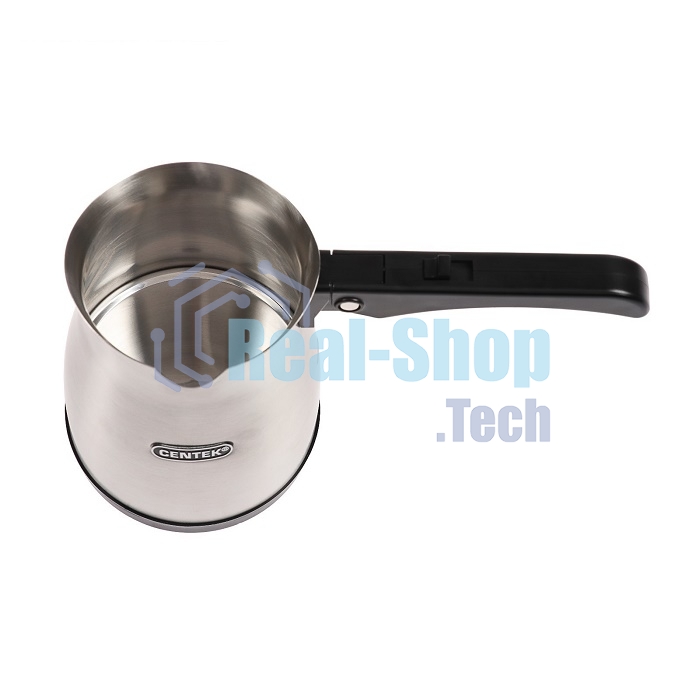 Электрическая турка Centek CT-1099 SS серебристый, исп. кофе - молотый, 0.5 л, 480 Вт